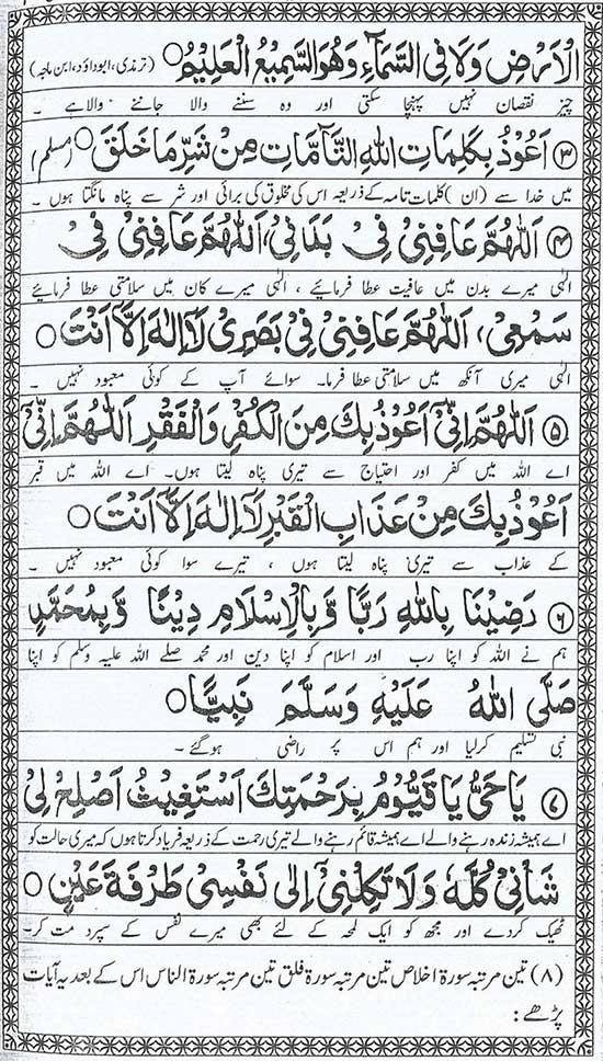 Subha Aur Shaam Ki Duaaien