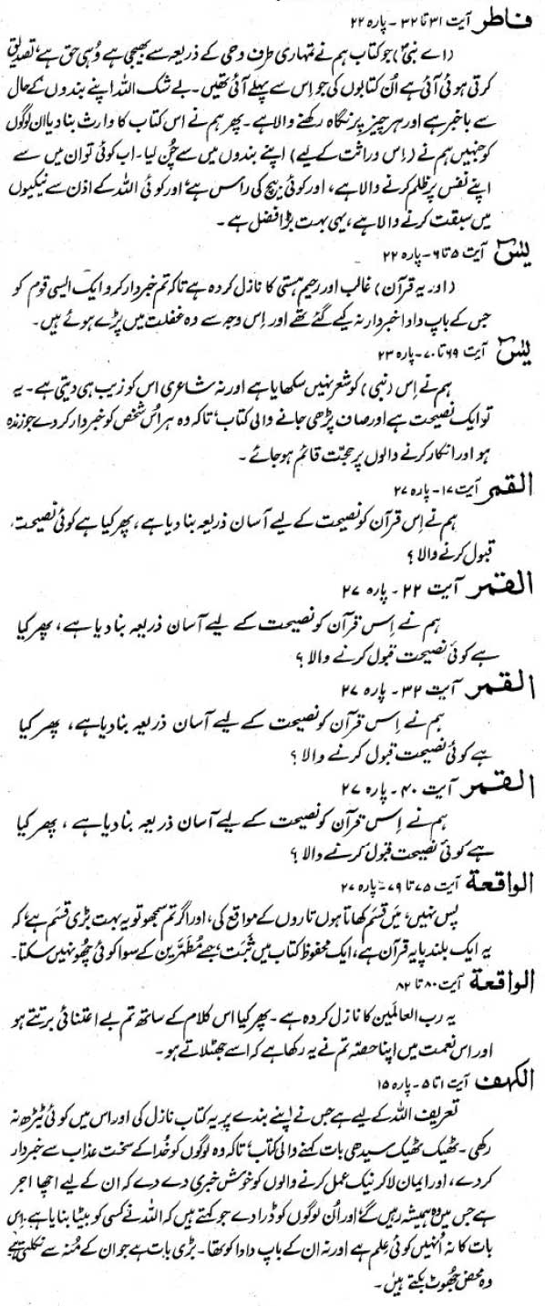 Quran Majeed Ki Sifaat