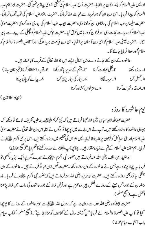 Maah-e-Muharam Barakaat