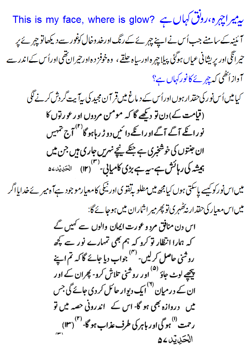 Yeh Mera Chehra, Ronaq Kahan Hai